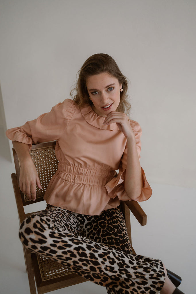 KATE TOP - PEACH ELJO THE LABEL