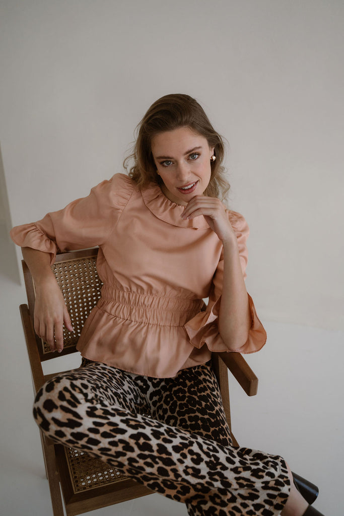 KATE TOP - PEACH ELJO THE LABEL