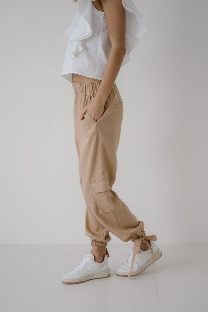 CARRIE PANTS - SAND ELJO THE LABEL