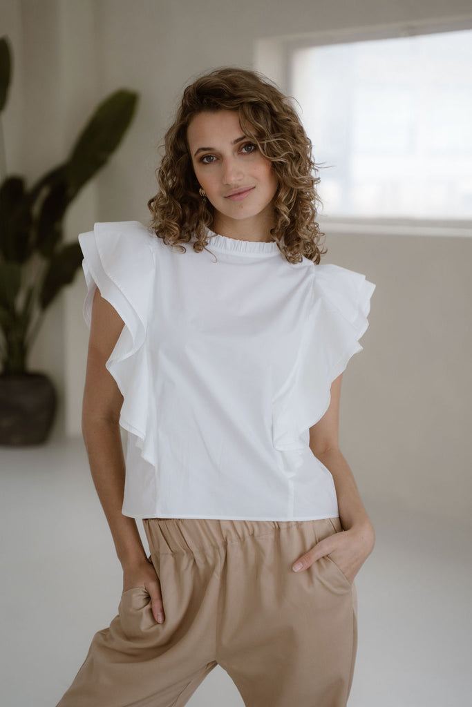 RACHEL TOP - WHITE ELJOTheLabel