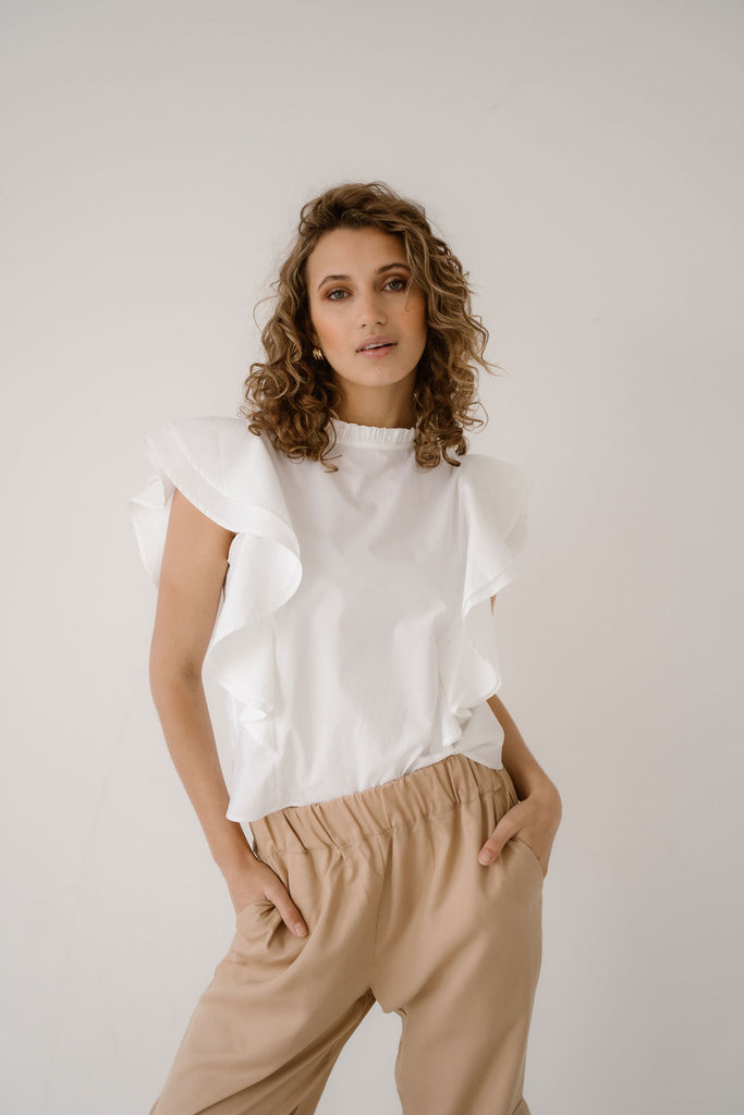 RACHEL TOP - WHITE ELJOTheLabel