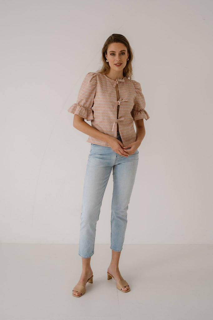 OLIVIA TOP - PRINT ELJO THE LABEL