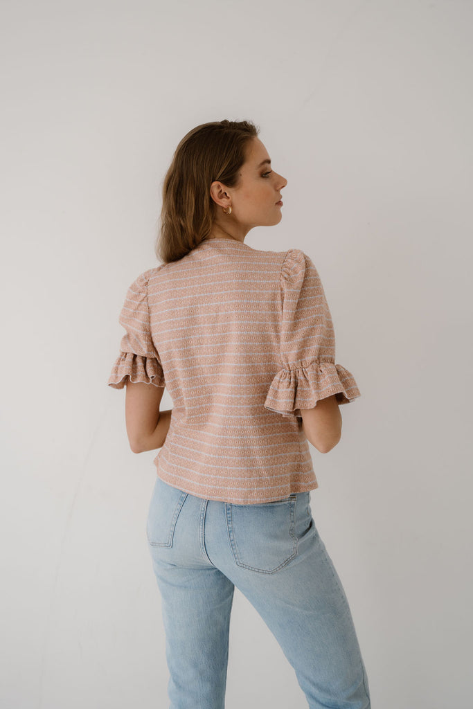 OLIVIA TOP - PRINT ELJO THE LABEL