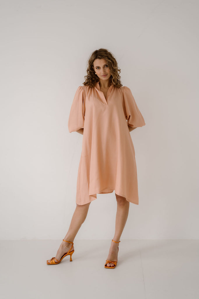 LOTTE DRESS - PEACH ELJO THE LABEL