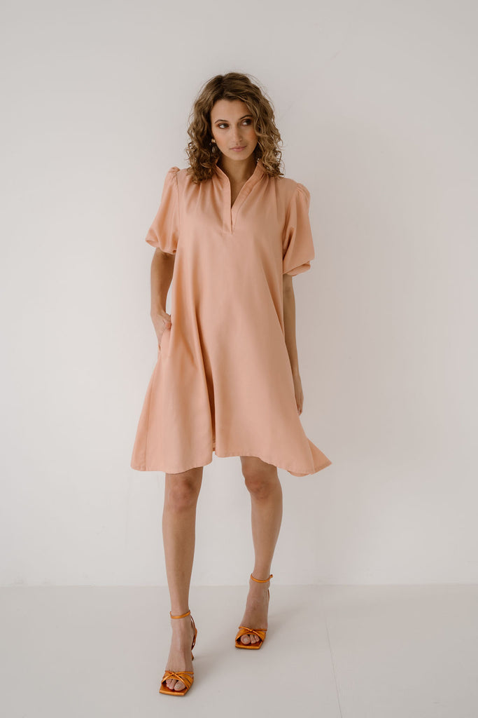 LOTTE DRESS - PEACH ELJO THE LABEL