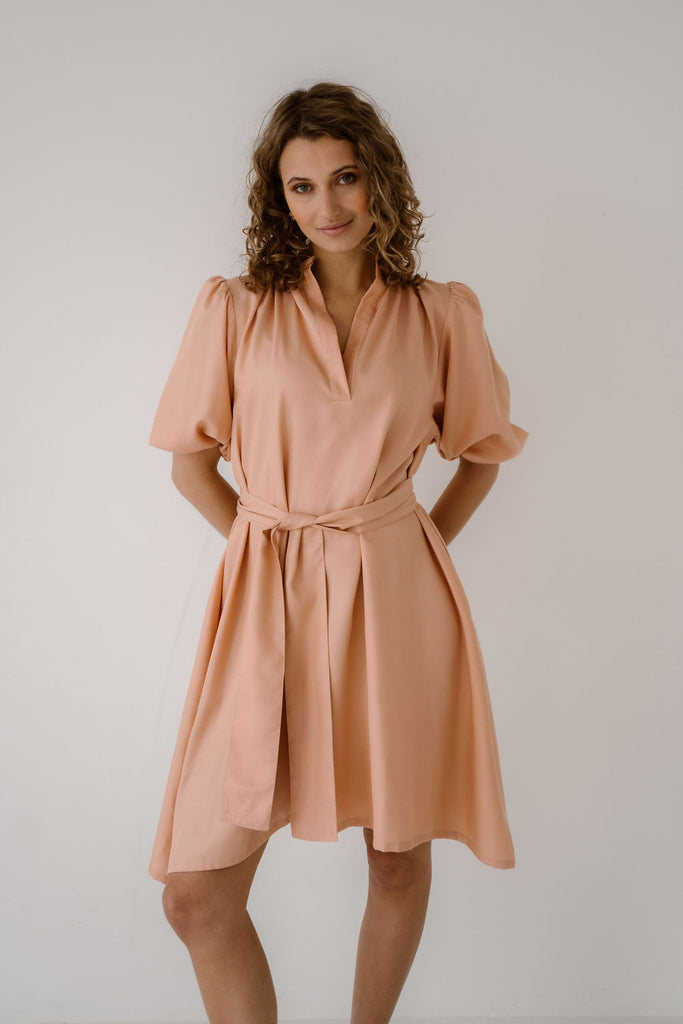 LOTTE DRESS - PEACH ELJO THE LABEL