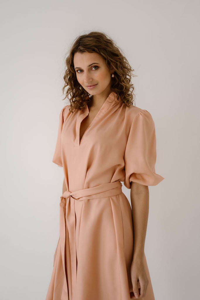 LOTTE DRESS - PEACH ELJO THE LABEL