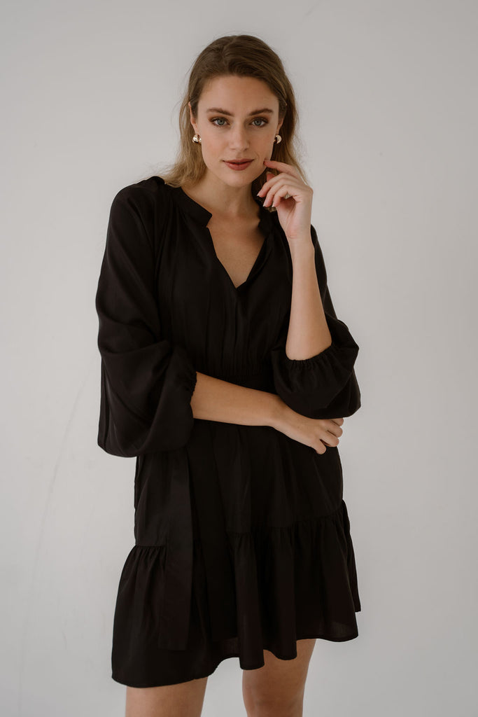 ANNA DRESS - BLACK ELJO THE LABEL